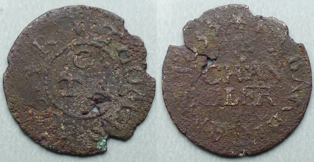 Barbican, Thomas Cooper 1655 farthing